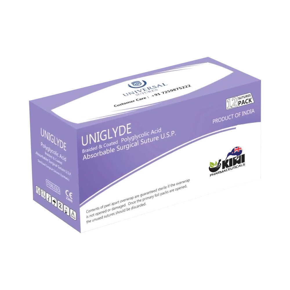 UNIGLYDE Braided and Coated Polyglycolic Acid