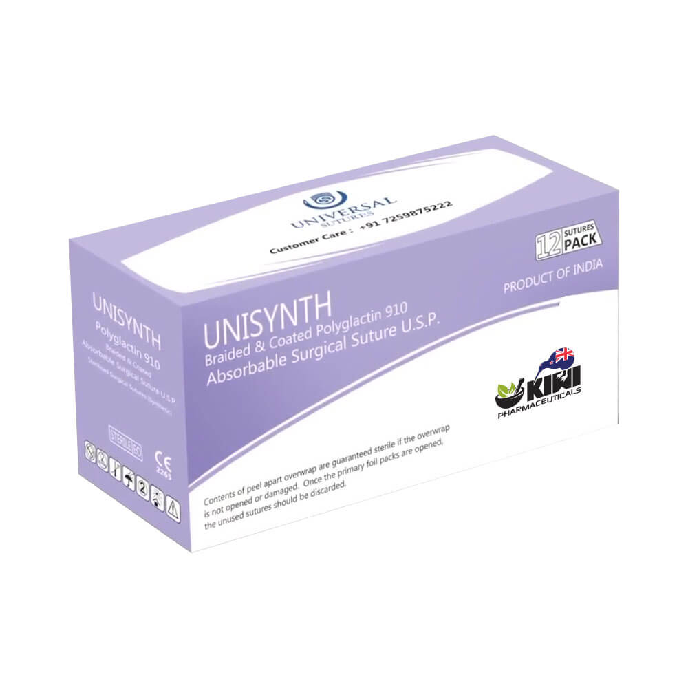 UNISYNTH Braided And Coated Polyglactin 910 Suture