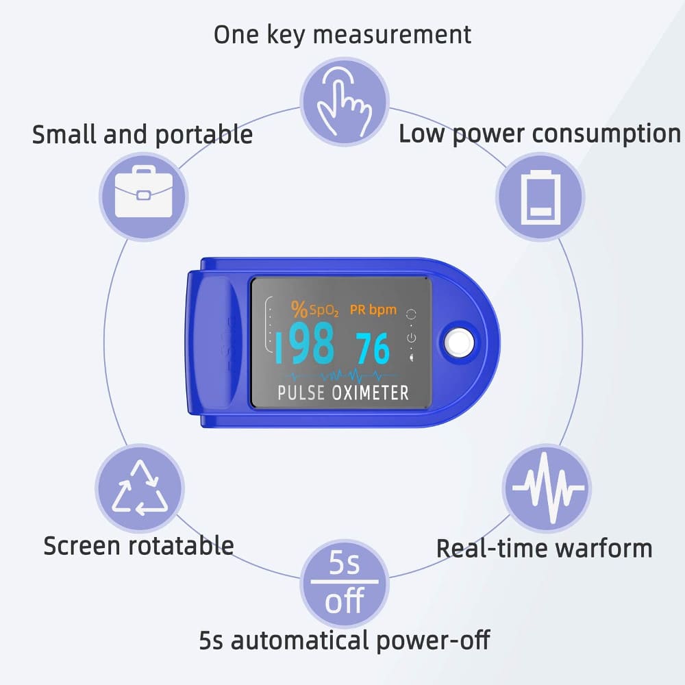 Fingertip Pulse Oximeter Kiwi Pharmaceuticals