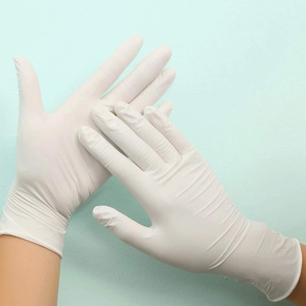 Nitrile Gloves – White