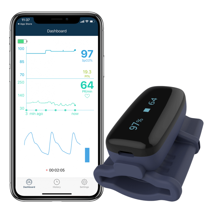 Oxyfit Wearable Oxygen Monitor 