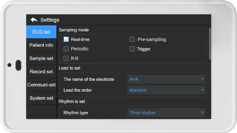 5 ECG Sampling Modes